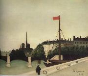 Notre-Dame Seen from Port Henri-IV Henri Rousseau